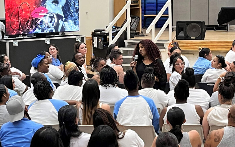 Chaka Inspires During California Institution for Women Visit