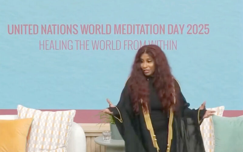 Chaka addresses UN panel on World Meditation Day